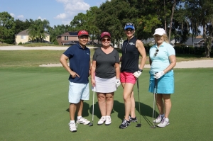 Golfers Posing w/ Team 