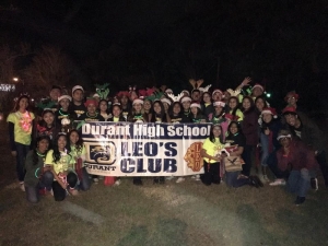 Durant High School Leos At The 2016 Plant City Christmas Parade