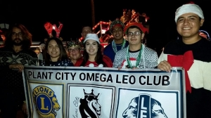 Plant City Leo Omega Club At The 2016 Plant City Christmas Parade