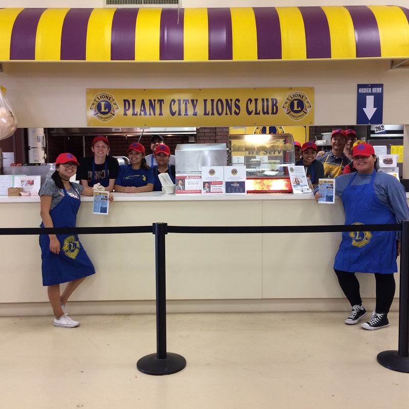 Plant City Lions Food Booth
