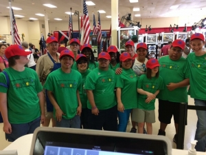 Willis Peters Exceptional Center Students Volunteered At The Plant City Lions Food Booth 