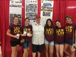 Durant Leos w/ Lion Frank, Food Booth Commitee Chair 
