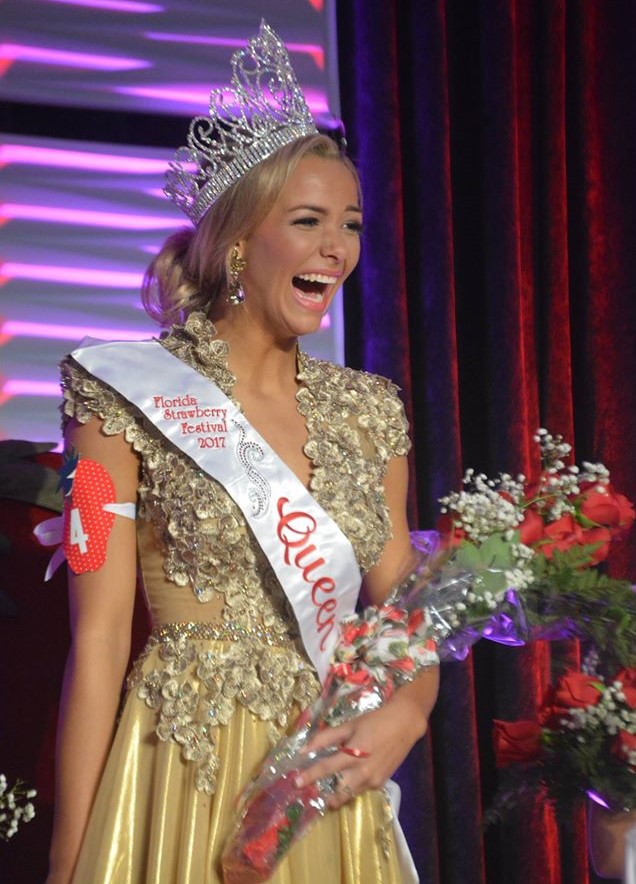 Newly Crowned 2017 Florida Strawberry Festival Queen Drew Knotts