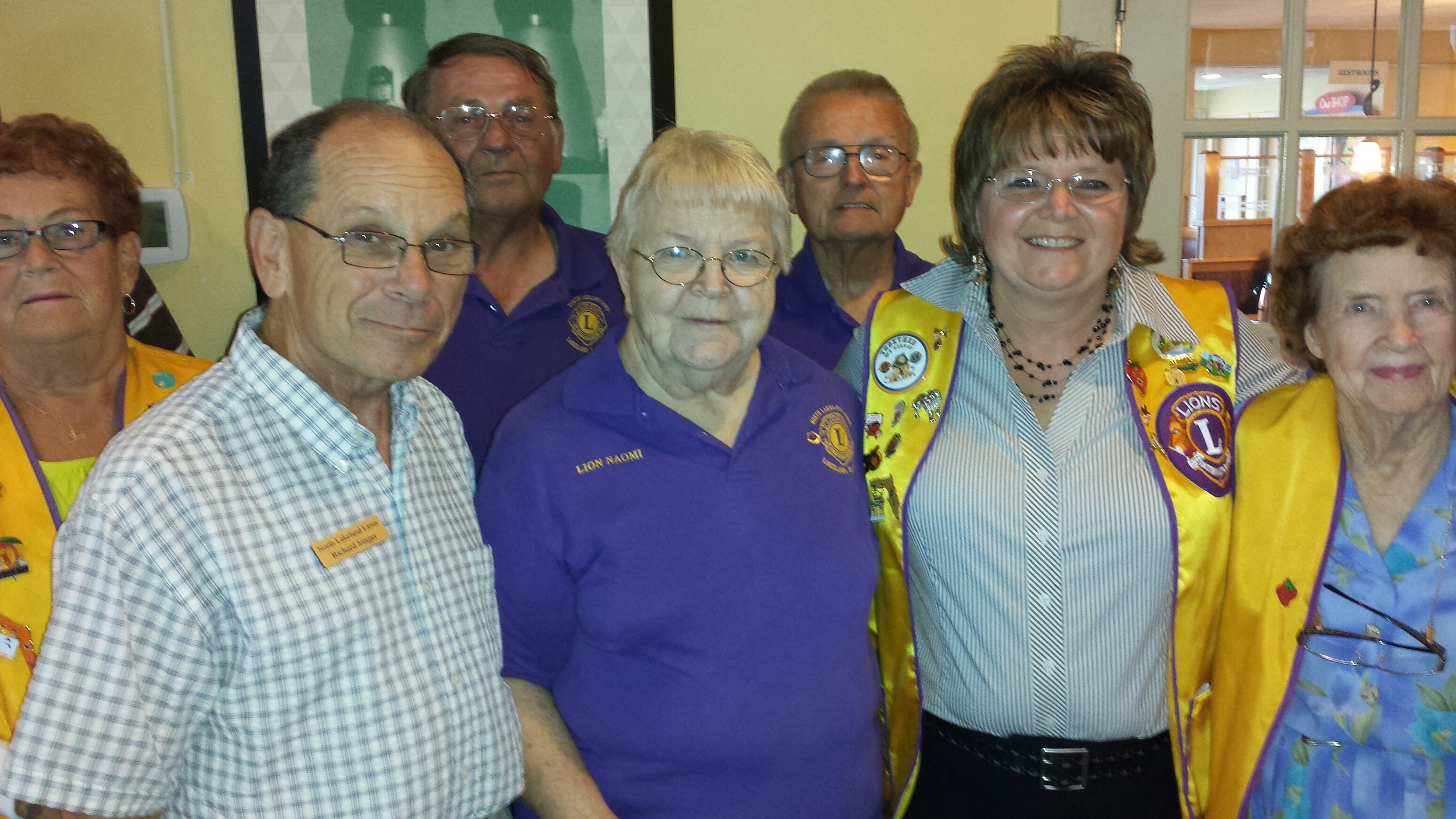 North Lakeland & Plant City Lions Pose For A Group Picture