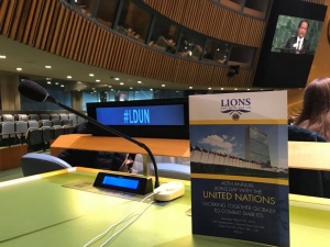 Members of the Plant City Lions Club Spend The Day At The United Nations in New York w/Other Lions From All Over The World - March 2018