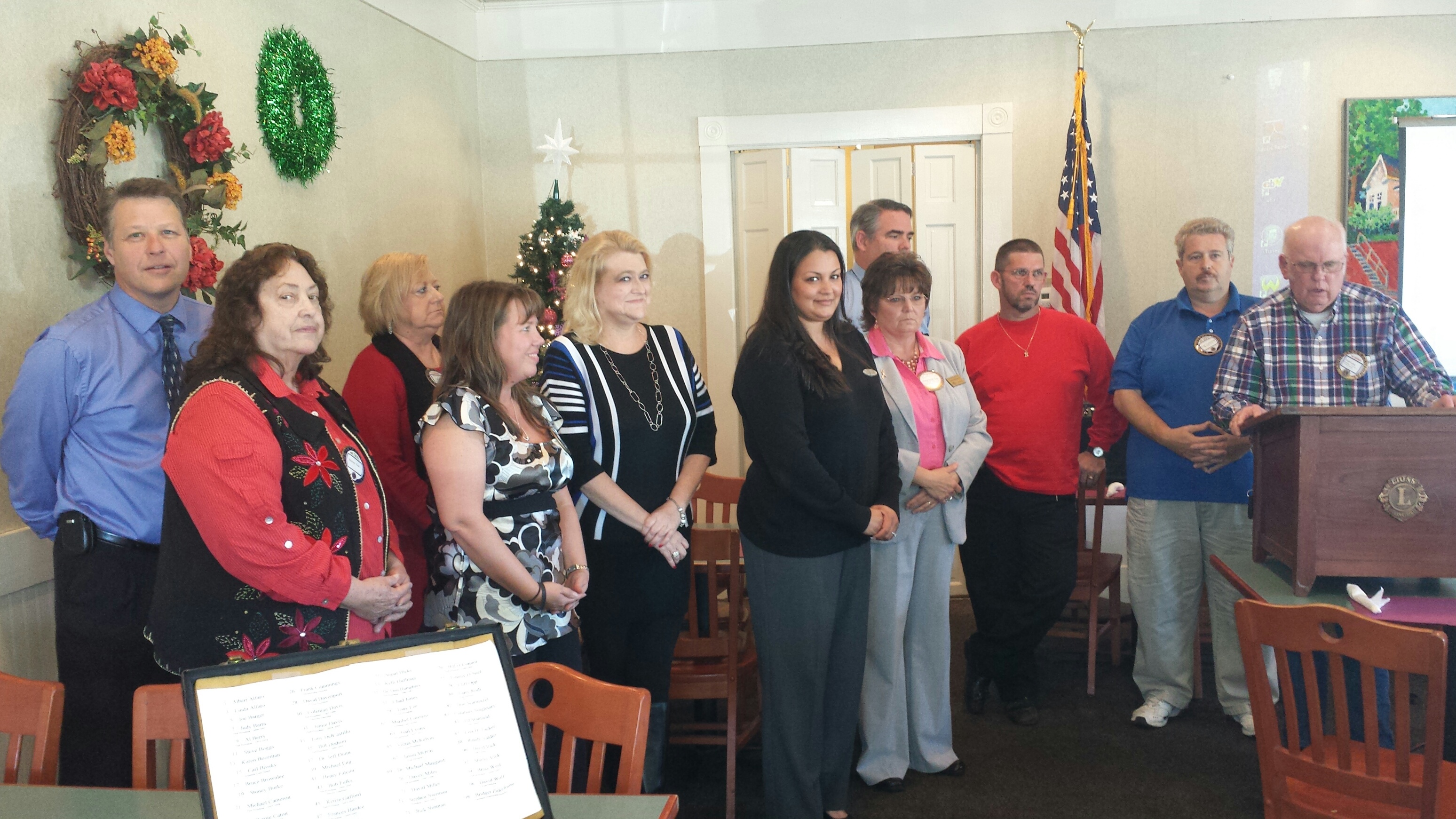 Welcome New Lions Club Members